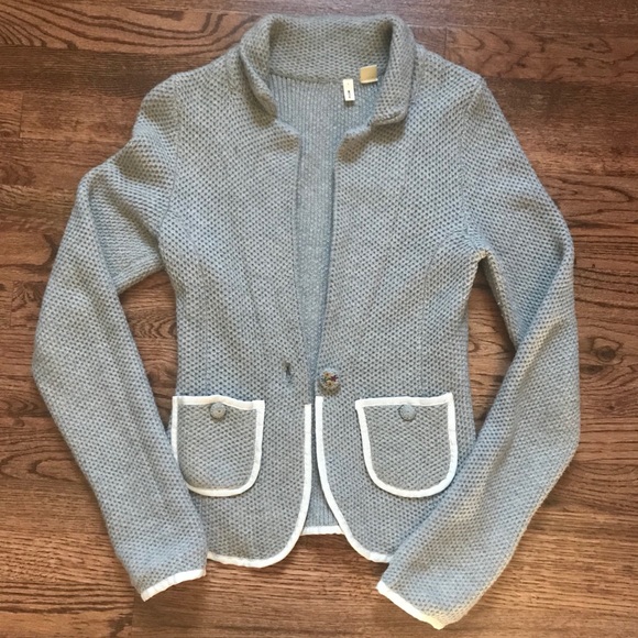 Anthropologie Moth Blakely Sweater Blazer - Picture 2 of 5